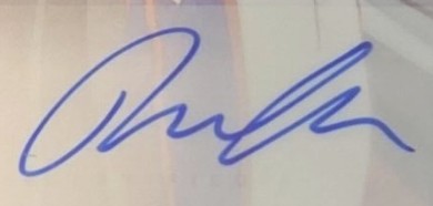 Rafael Câmara's Autograph