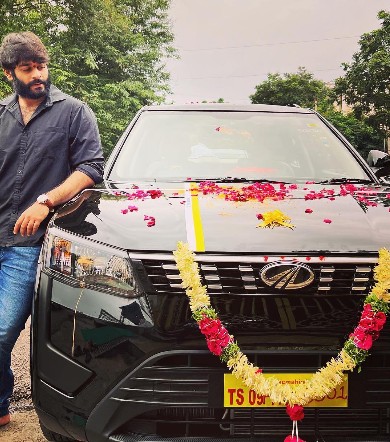 Teja Kalvakota with his Mahindra Scorpio N