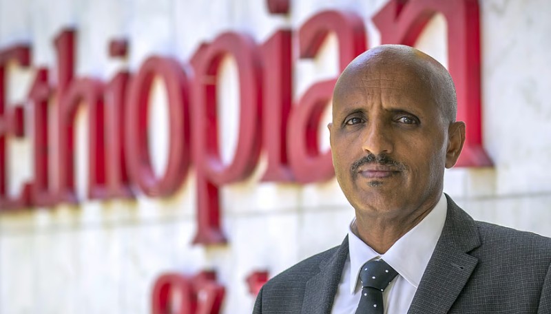 Tewolde Gebremariam during his period at Ethiopian Airlines