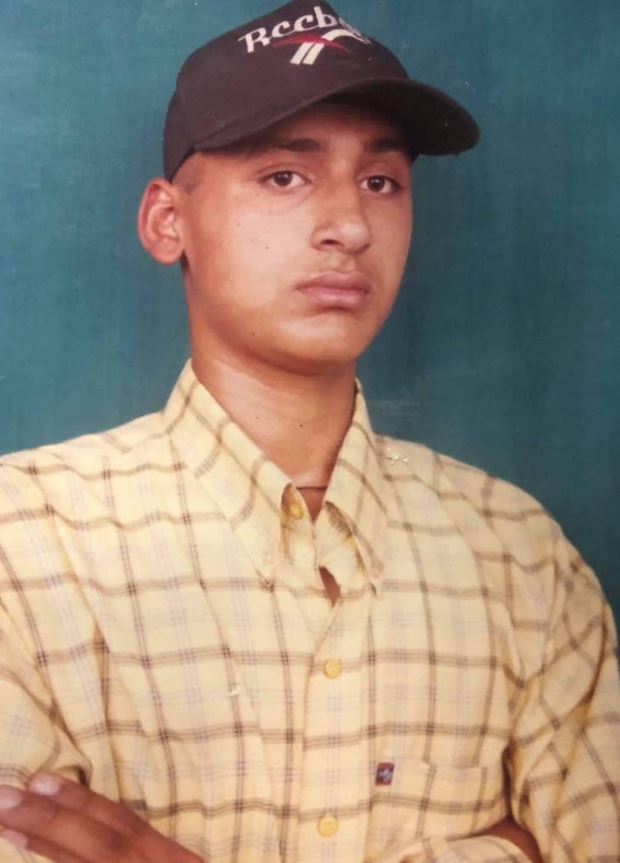 A teenage picture of Bachittar Singh Dhillon