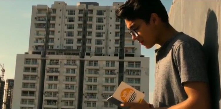 Aditya Rikhari in a still from the video of the song Tu Kahan, which he uploaded on Instagram