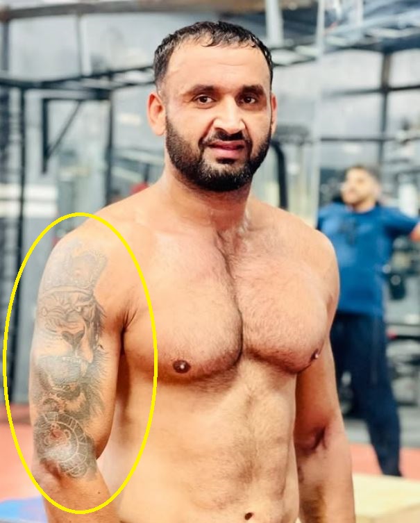 Bachittar Singh Dhillon's tattoo