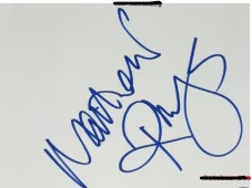 Matthew Rhys' signature