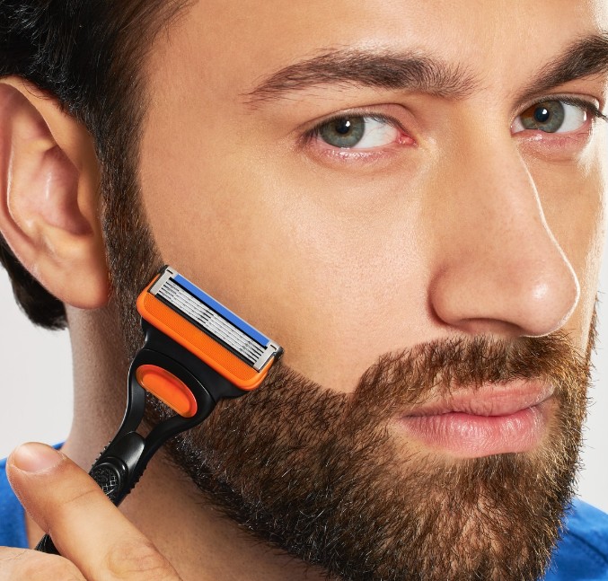 Rohed Khan in an advertisement for Gillette