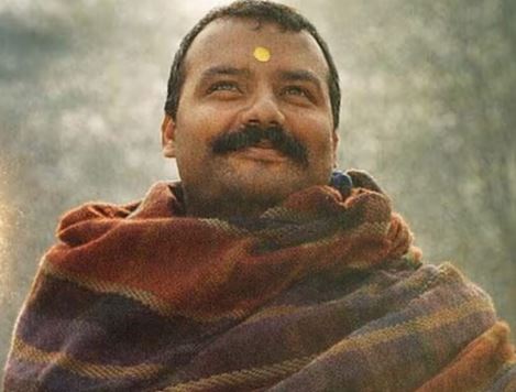 Shobhinaw Satyaa as young Neem Karoli Baba in the devotional film Hanuman Ansh (2026)