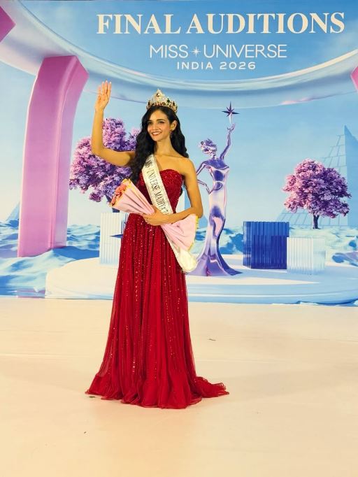 Umanga Kumawat when she was crowned as Miss Universe Madhya Pradesh 2026