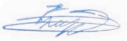 Umar Kremlev's signature