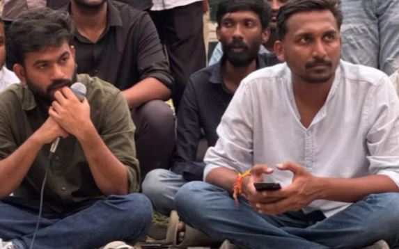 Ajinkya Shinde (right) with Abhijeet Dipke (left)