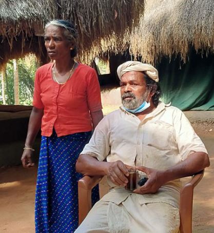 Cheruvayal Raman with his wife