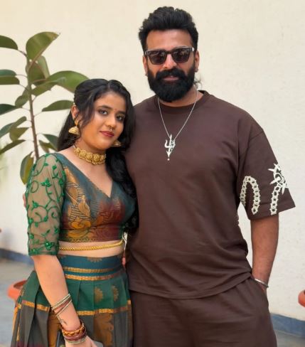 Lakshmi Gowda with Vinay Gowda