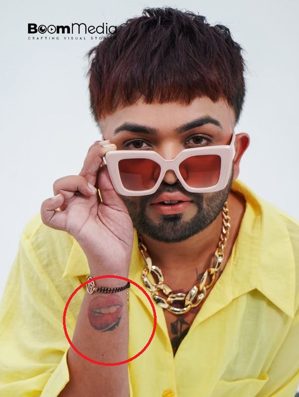 Mad Sandhu's wrist tattoo